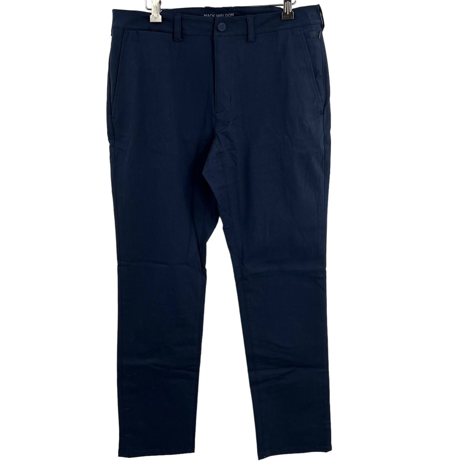 Mack Weldon Maverick Tech Chino Blue Size 32 X 32 New